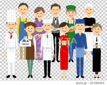 people working in restaurants 93166463