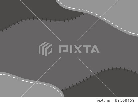 つぎはぎの背景　ハロウィン　黒　グレー　横　フレーム 93168458