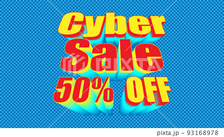 retro cyber sale 50% off. plaid blue color background style. vector illustration eps10 retro cyber sale 50% off. plaid blue color background style. vector illustration eps10 93168978