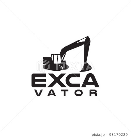 Excavator car icon logo design Excavator car icon logo design 93170229