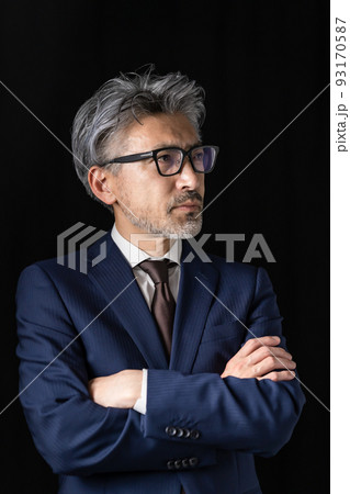 男性 ビジネス 黒バック 男性 ビジネス 黒バック 93170587
