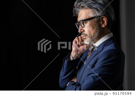 男性 ビジネス 黒バック 男性 ビジネス 黒バック 93170594