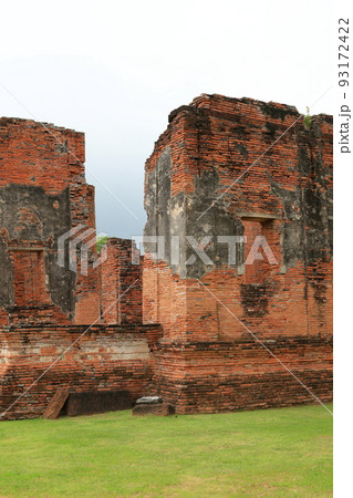 antique ruins building and Ancient antiquity architecture of old capital of thailand located at Ayutthaya, Thailand. antique ruins building and Ancient antiquity architecture of old capital of thailand located at Ayutthaya, Thailand. 93172422