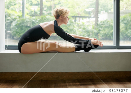 Dancer Doing Forward Fold 93173077