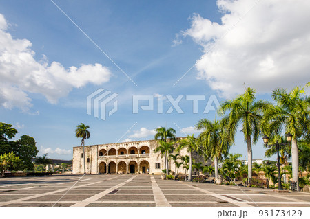 Alcazar de Colon, Diego Columbus residence situated in Spanish Square. Colonial Zone of the city, declared. Santo Domingo, Dominican Republic. Alcazar de Colon, Diego Columbus residence situated in Spanish Square. Colonial Zone of the city, declared. Santo Domingo, Dominican Republic. 93173429