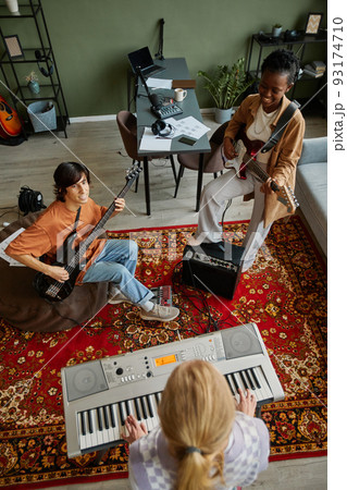 Young Music Band Rehearsal 93174710