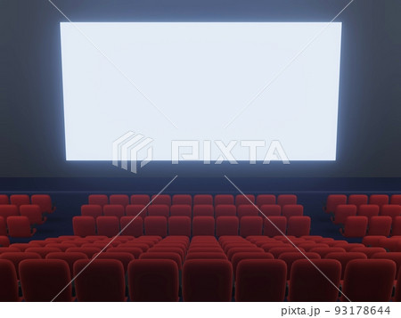 映画館 3dのイラスト素材