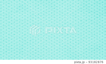 麻の葉模様の和柄背景デザイン 93182876