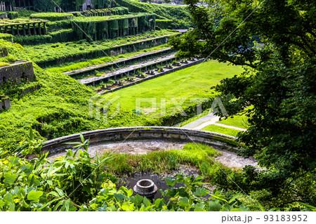 【新潟県・佐渡金山】北沢浮遊選鉱場跡 夏 【新潟県・佐渡金山】北沢浮遊選鉱場跡 夏 93183952