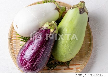 3種類の茄子 3種類の茄子 93184172