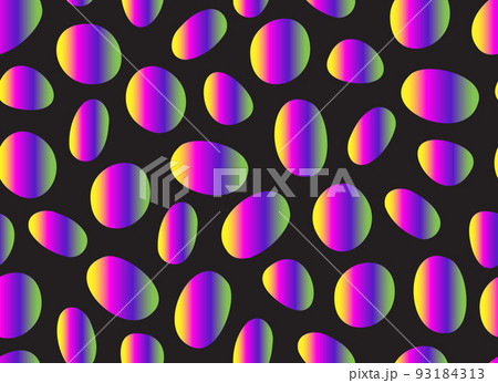 Dalmatian rainbow seamless pattern. Rainbow uneven spots animal print. Abstract background with circles. Vector background. Vector illustration Dalmatian rainbow seamless pattern. Rainbow uneven spots animal print. Abstract background with circles. Vector background. Vector illustration 93184313