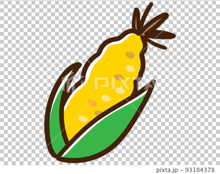 可愛玉米的變形插圖 可愛玉米的變形插圖 93184378