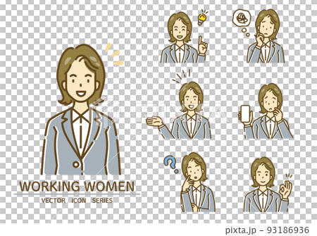 人物セット カラー【mk線・シリーズ】 人物セット カラー【mk線・シリーズ】 93186936