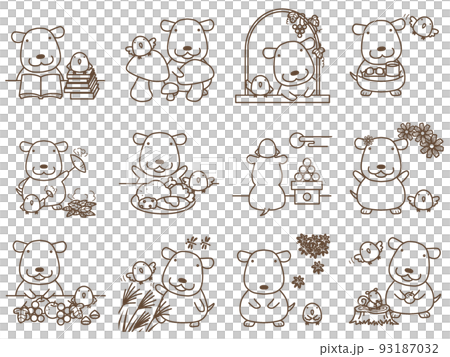 秋季郵票摩卡和桃子 C-6 秋季郵票摩卡和桃子 C-6 93187032