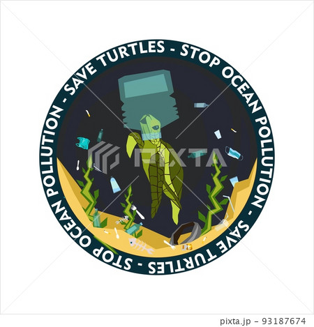 World oceans day, World Environment Day, Earth day, World Maritime Day concept vector illustration. 93187674