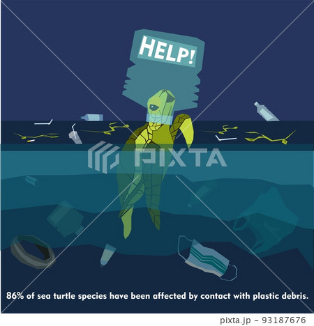 World oceans day, World Environment Day, Earth day, World Maritime Day concept vector illustration. 93187676