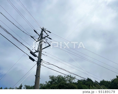 電柱 電柱 93189179