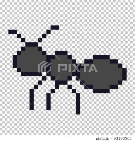 一隻螞蟻的像素圖 93190503