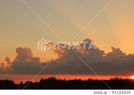夕焼け空 夕焼け空 93193020