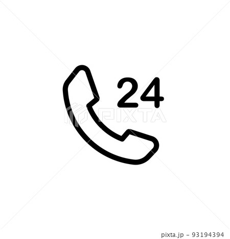 Illustration Vector Graphic of 24/7 label icon Illustration Vector Graphic of 24/7 label icon 93194394