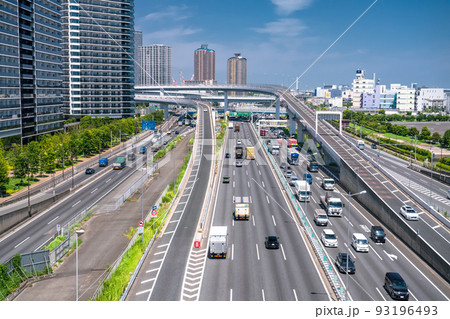 《東京都》首都高速湾岸線・交通イメージ 《東京都》首都高速湾岸線・交通イメージ 93196493