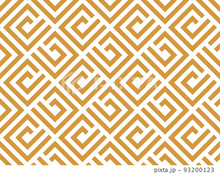 Abstract geometric pattern. A seamless vector background. White and gold ornament. Graphic modern pattern. Simple lattice graphic design 93200123