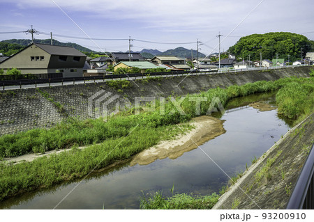 金光駅周辺 里見川 岡山県浅口市 金光駅周辺 里見川 岡山県浅口市 93200910