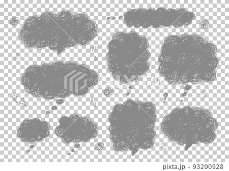 Various speech bubble set 93200928