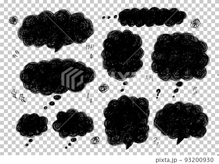 Various speech bubble set Various speech bubble set 93200930