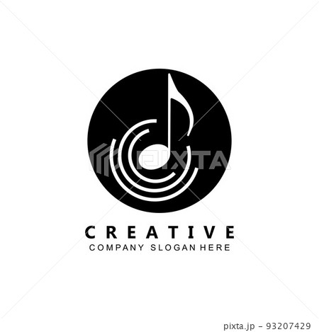 simple music rhythm note logo vector symbol simple music rhythm note logo vector symbol 93207429