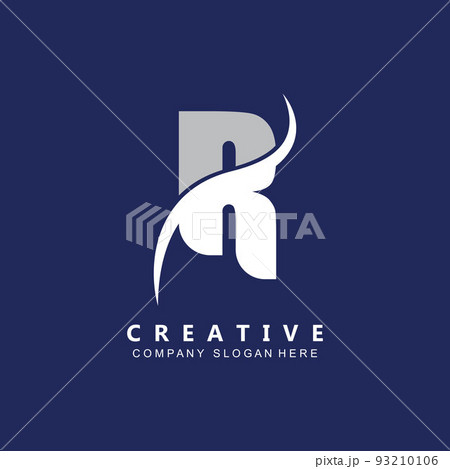R Letter Arrow vector illustration iconのイラスト素材 [93210106] - PIXTA