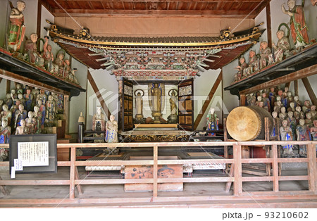 長勝寺　蒼龍窟　三尊仏　厨子堂　禅林街　青森県弘前市 93210602