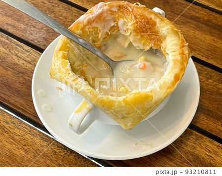 chicken pot pie soup, Zuppa toscana or bread or Tuscan or Minestra Pane or Zuppa soup. Made from kale, zucchini, beans, potatoes, celery, carrots, onion, tomato pulp, extra virgin olive oil, chili and chicken pot pie soup, Zuppa toscana or bread or Tuscan or Minestra Pane or Zuppa soup. Made from kale, zucchini, beans, potatoes, celery, carrots, onion, tomato pulp, extra virgin olive oil, chili and 93210811
