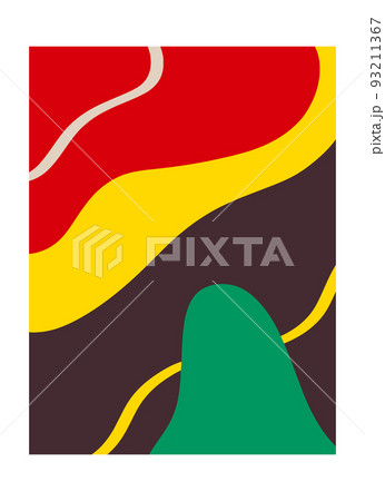 Modern abstract background with soft oval shapes, lines Modern abstract background with soft oval shapes, lines 93211367