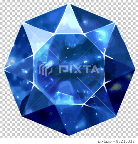 September birthstone, gemstone, sapphire loose vector material September birthstone, gemstone, sapphire loose vector material 93213338