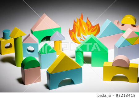 火事のイメージ 火事のイメージ 93213418