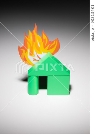 火事のイメージ　 93213431
