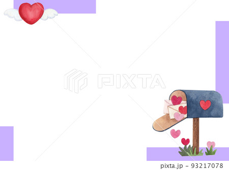 Animal big love hug frame watercolor png 93217078