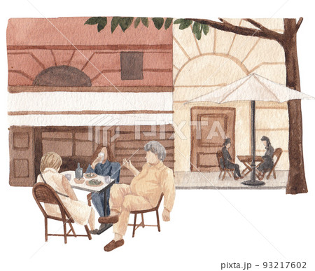 Love in Paris watercolor png 93217602