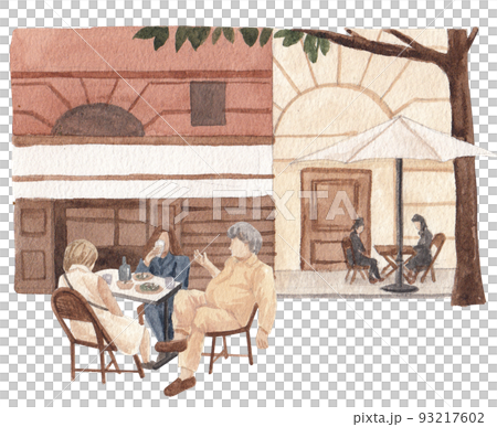 Love in Paris watercolor png 93217602