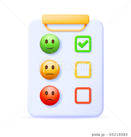 3D Paper Clipboard Holder with Smiley Emoticons 3D Paper Clipboard Holder with Smiley Emoticons 93219383