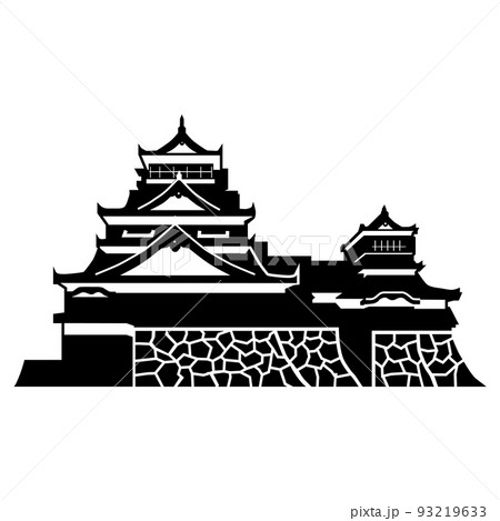 熊本城のイラスト素材 [93219633] - PIXTA