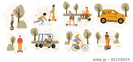 People drive different eco transport People drive different eco transport 93220054