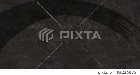 和風な背景　筆の躍動感 93220975