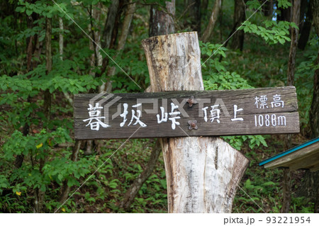 暮坂峠　群馬県中之条町 93221954