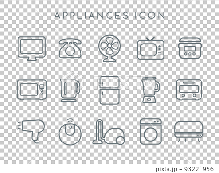 家用電子產品圖標 93221956