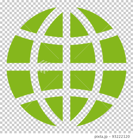 地球圖標，生態，環保，剪影 93222120