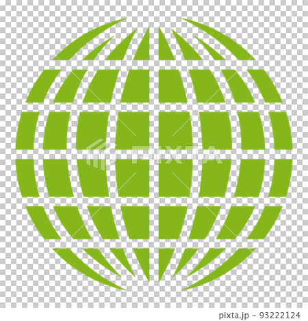 地球圖標，生態，環保，剪影 93222124