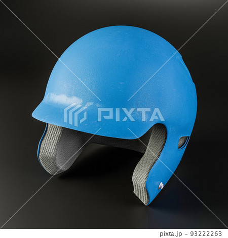baseball helmet isolated on black background 93222263