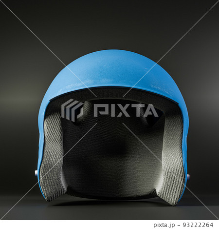 baseball helmet isolated on black background 93222264